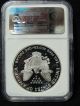 1998 P $1 American Proof Silver Eagle Dollar - Ngc Pf 69 Ultra Cameo Silver photo 2