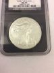 2012 S American Silver Eagle Early Releases Ngc Ms70 Silver photo 2