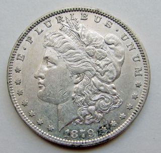 1879 Morgan Dollar $1 Philadelphia 90 Silver 3 Day photo