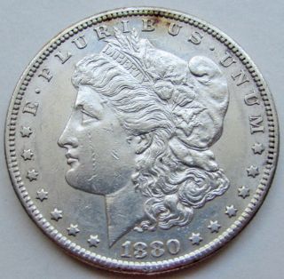 1880s Morgan Dollar $1 San Francisco 90 Silver 3 Day photo