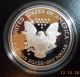 2003 - W 1 Oz.  Fine Silver American Eagle Silver Dollar Proof And Silver photo 1
