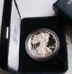 2003w Proof Silver American Eagle W/ Ogp Dollar Us Coin Bullion Uncirculated Silver photo 1