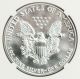 1988 Silver Eagle Ngc Ms69 - Third Year Of Issue Silver photo 3