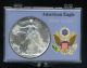Uc 1993 American Silver Eagle 1 Oz.  Fine Silver From Littleton Coin Company Silver photo 2