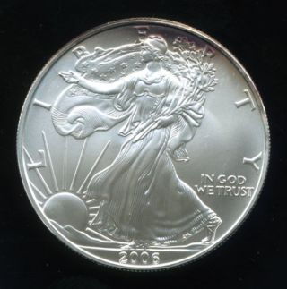 Uc 2006 American Silver Eagle 1 Oz.  Fine Silver Promo From Numismatic News photo