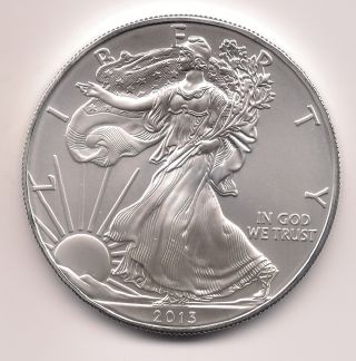2013 Silver American Eagle - 1 Troy Ounce Dollar Coin (4 Available) photo