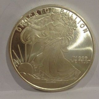 American Silver Eagle U.  S.  Coin 1 Troy Ounce.  999 Fine Silver Round Drockton Bu photo