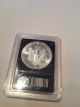 1987 American Eagle Silver Dollar.  Brilliant Uncirculated.  Slabbed Silver photo 2