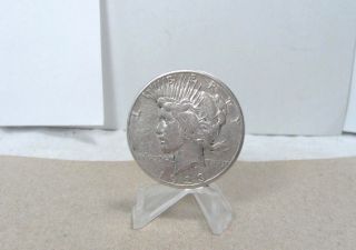 1923 - S 90 Silver Peace Dollar U.  S.  Circulated Coin - Save Or Junk photo