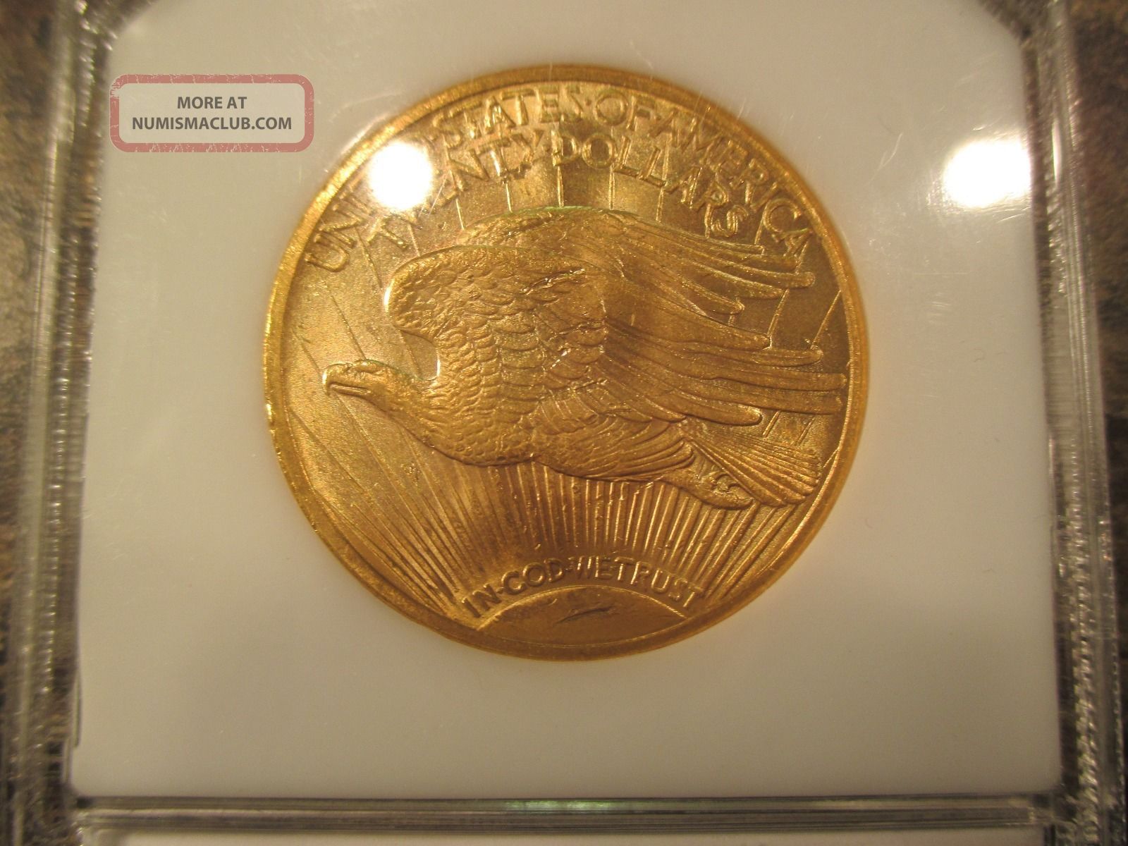 1908 20 Gold St Gaudens Choice Bu Unc Ms Flashy