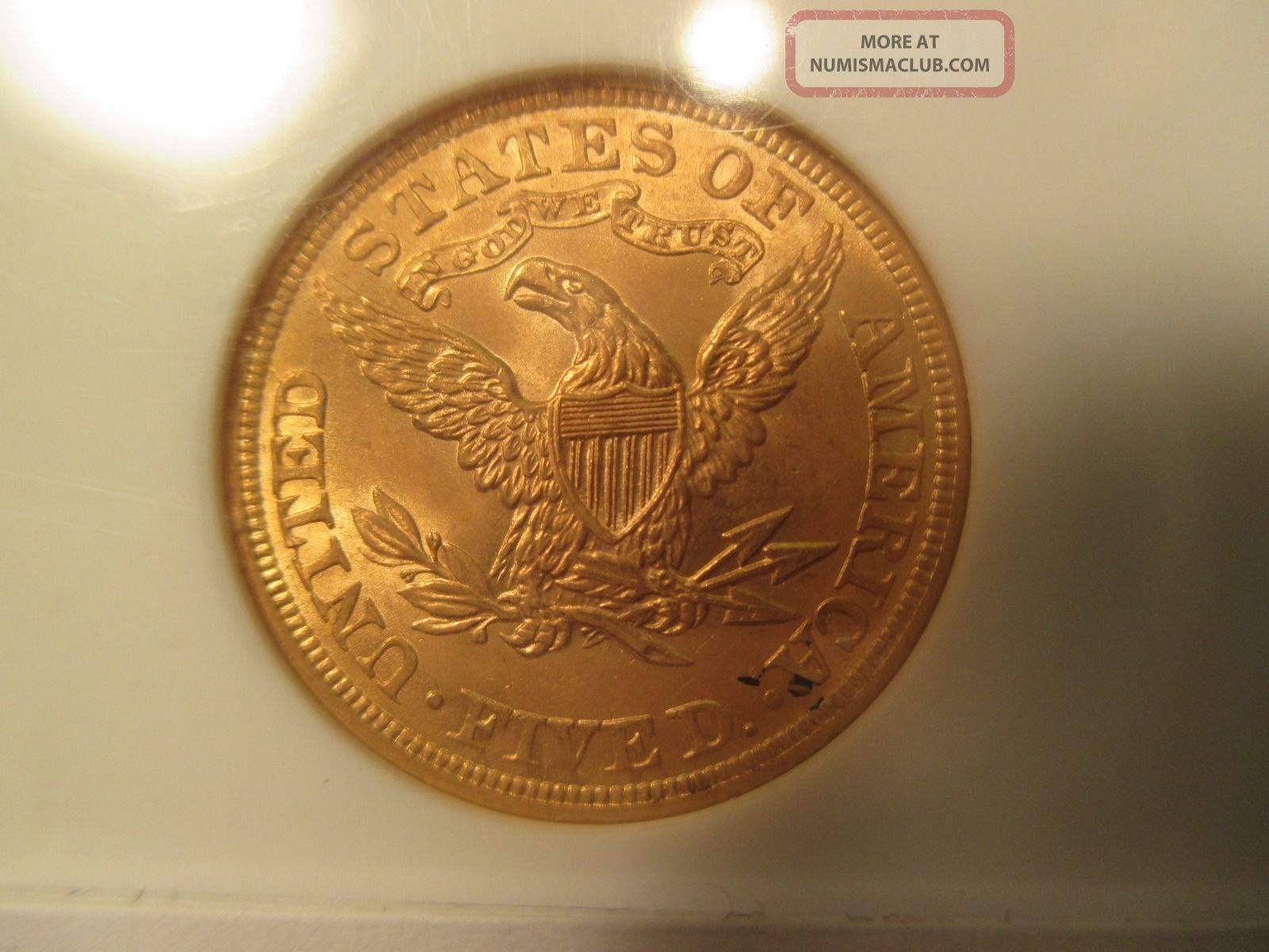 アンティークコイン 金貨 1880-CC $5 Liberty Gold Half-Eagle Coin