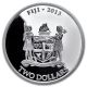 2013 1 Oz.  999 Silver Zealand $2 Fiji Taku (last Year Of Production) Silver photo 1