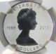 2013 Canada $4 25th Anniversary Reverse Proof Maple Leaf 1/2 Oz Silver Coin Pf69 Silver photo 3