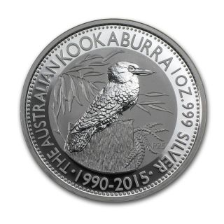 2015 1 Oz Silver Kookaburra Coin Bu photo