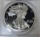2000 - P American Silver Eagle Pr 69 Dcam S$1 Proof Coin - Pcgs Certified Silver photo 3