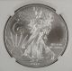 2012 (s) American Silver Eagle (ngc Ms69,  First Releases) Struck At San Fran Silver photo 1