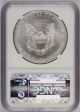 2012 (s) American Silver Eagle (ngc Ms69,  First Releases) Struck At San Fran Silver photo 2