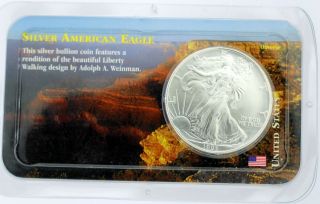 1993 American Silver Eagle 1oz.  999 Fine Silver Low Mintage Dmpl photo