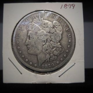 1879 U.  S.  Morgan Silver Dollar Awesome U.  S.  $1 Dollar Coin - photo