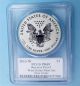 2013 W Pcgs Proof 69 First Strike Reverse Silver Eagle,  Edmund Moy Signature Silver photo 1