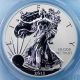 2013 W Pcgs Proof 69 First Strike Reverse Silver Eagle,  Edmund Moy Signature Silver photo 2