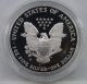 2000 - P Proof American Eagle Silver $1 Dollar Blue Box & Silver photo 2