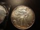American Eagle Walking Liberty Fine Silver One Dollar Coin X2 Uncirculated Silver photo 2