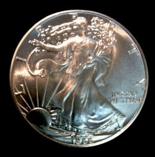 1988 1 Oz Silver American Eagle (brilliant Uncirculated) photo