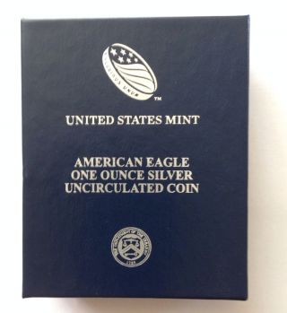 2014 - W Burnished Uncirculated Silver American Eagle Early Release photo