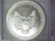 Icg Ms69 1998 American Eagle Silver Dollar.  999 Fine Silver 1 Ounce Silver photo 2