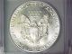 Icg Ms69 1987 American Eagle Silver Dollar.  999 Fine Silver 1 Ounce Silver photo 2