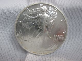 1991 American Eagle Walking Liberty Silver Dollar Uncirulated.  999 Gf9408 photo