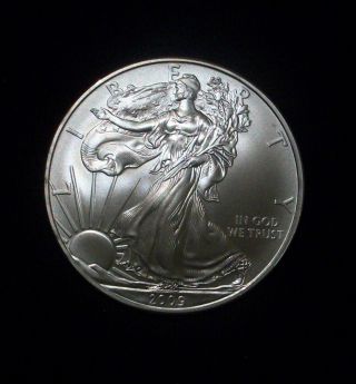 2009 American Silver Eagle 1 Oz.  999 Fine Unc photo