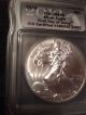 2012 Icg Ms 70 First Day 1802/3957 American Silver Eagle Silver photo 2