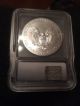 2012 Icg Ms 70 First Day 1802/3957 American Silver Eagle Silver photo 3