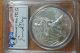 2014 American Silver Eagle - Pcgs Ms70 - Signed Edmund C.  Moy - Director Silver photo 1
