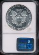 1988 Silver American Eagle Coin Ngc Ms 69 Aeg1651 Silver photo 1
