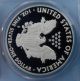 2012 S Pcgs Proof 69 Deep Cameo First Strike Silver Eagle Red 75th Anniv.  Label Silver photo 7