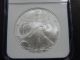2006 American Silver Eagle Ngc Ms69 Early Releases $1 Dollar Bullion Coin Blue Silver photo 1