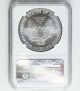1989 Silver Eagle Ngc Ms69 - Forth Year Of Issue Silver photo 1