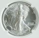 1989 Silver Eagle Ngc Ms69 - Forth Year Of Issue Silver photo 2
