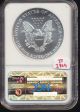 1998 American Silver Eagle Ngc Ms69 8325 Silver photo 1