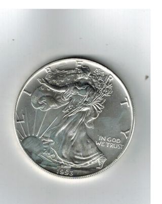 1993 American Silver Eagle - - - - - Uncirculated photo