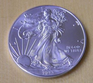 2013 American Silver Eagle 1 Oz.  999 Fine Silver.  Flawless photo