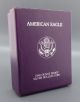 1988 American Eagle $1 Proof Coin W/ Box Silver photo 2