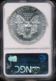 1988 Silver American Eagle Coin Ngc Ms 69 Aeg1648 Silver photo 1