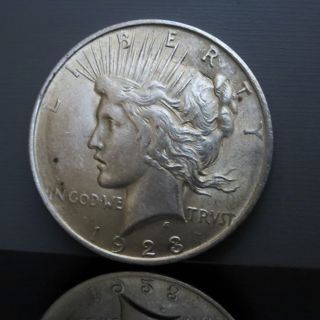 1923 - P United States Peace Dollar - 90 Silver Coin - photo
