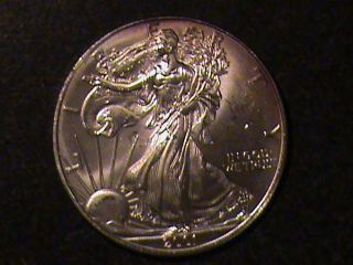 2001 1 Oz Silver American Eagle photo