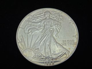 1988 American Eagle Walking Liberty Silver Dollar 1 Oz Fine Silver photo