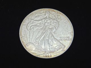 1998 American Eagle Walking Liberty Silver Dollar 1 Oz Fine Silver photo